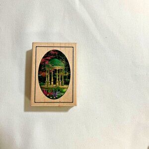 Cornish Heritage Farms Thomas Kinkade TK-507P The Garden Of Prayer Stamp